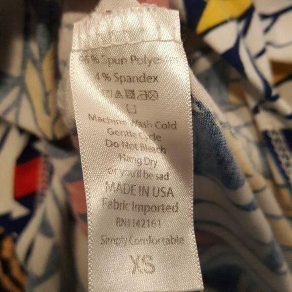 Lularoe Simply Comfortable Irma Tunic Top Women's Size XS Geometric Print - Picture 6 of 8